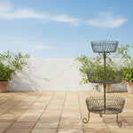 Load image into Gallery viewer, Wire 3 - Tier Planter Antique Rust
