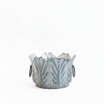 Load image into Gallery viewer, Zinc Leaf Planter with Handles

