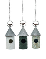 Load image into Gallery viewer, Zinc Vintage Birdhouse Medium Green

