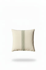 Load image into Gallery viewer, Linen Blend Mix Stripe Olive Cushion
