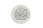 Load image into Gallery viewer, Porcelain Coaster - Mix and Match Botanical Design with Quote
