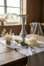 Load image into Gallery viewer, Kew Pillar Candlesticks - Bone
