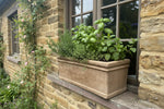 Load image into Gallery viewer, Medium Walden Rectangular Frostproof Terracotta Planter - Set of 2
