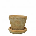 Load image into Gallery viewer, Set of 2 Kew Terracotta Pots with Saucers - Antique Red (Large)
