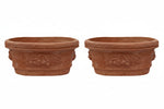 Load image into Gallery viewer, Rustico Festonato Oval Planter - Set of 2
