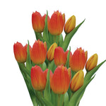 Load image into Gallery viewer, Faux Tulip Burnt Orange - 2 bunches
