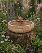 Load image into Gallery viewer, Terracotta Birdbath
