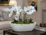 Load image into Gallery viewer, Avignon Oval Distressed White Bowl
