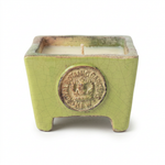 Load image into Gallery viewer, Kew Crackle Glaze Terracotta Candle Pot
