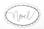 Load image into Gallery viewer, Wire Noel decoration on a clean white background
