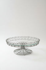 Load image into Gallery viewer, Vintage Wire Heart Cake Stand
