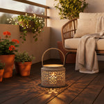 Load image into Gallery viewer, Petite Fleur Oval Lantern
