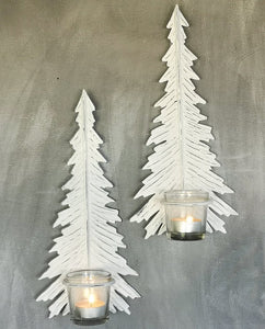 Winter Tree Wall Sconce - Antique White