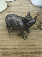 Load image into Gallery viewer, Pewter Finish Pig
