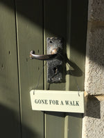 Load image into Gallery viewer, Gone for a Walk Door Sign
