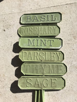 Load image into Gallery viewer, Tin Herb Marker Set of 6
