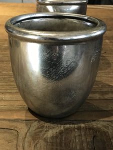 Antique glass pot