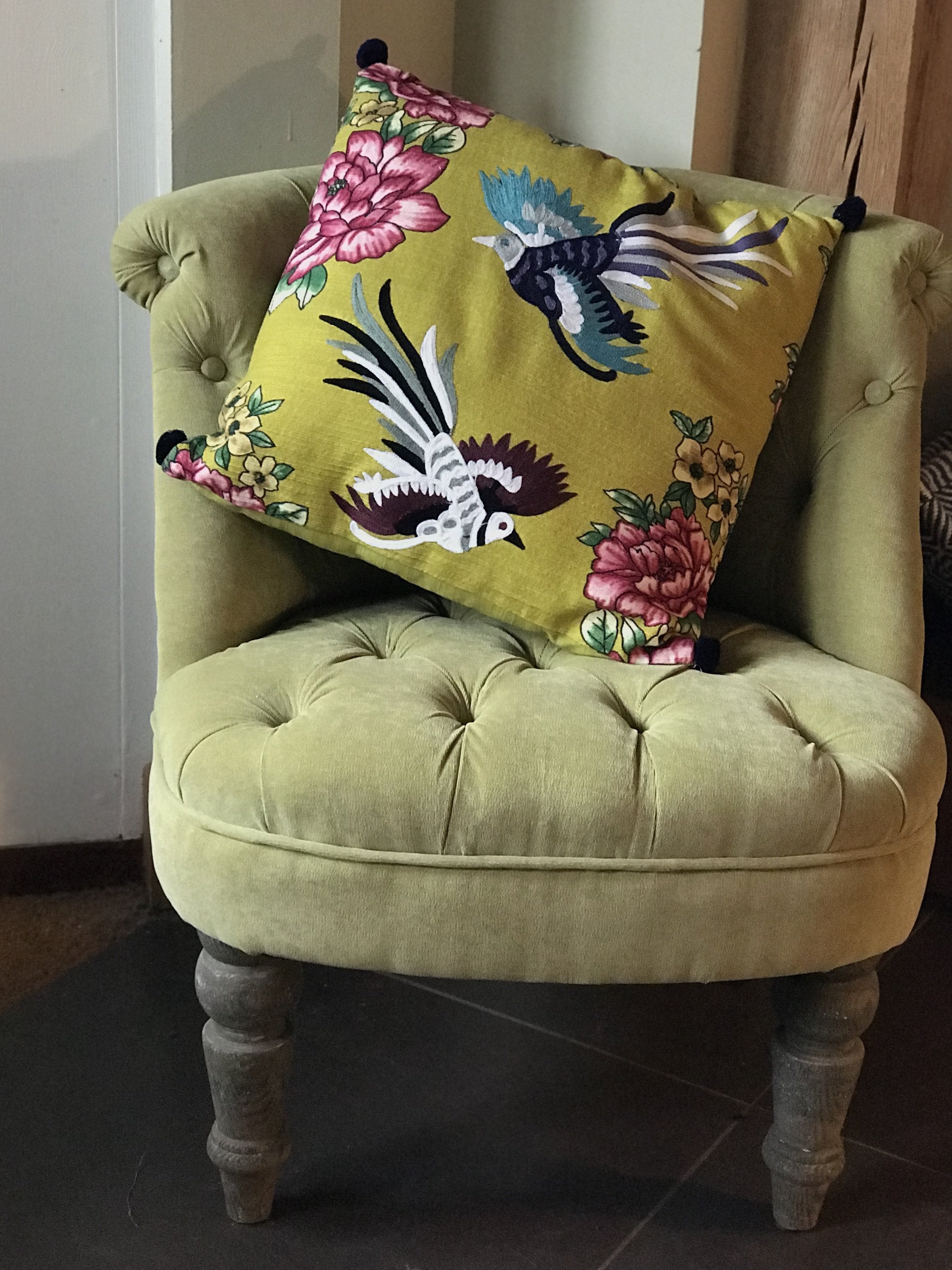 Exotic Bird Cushion