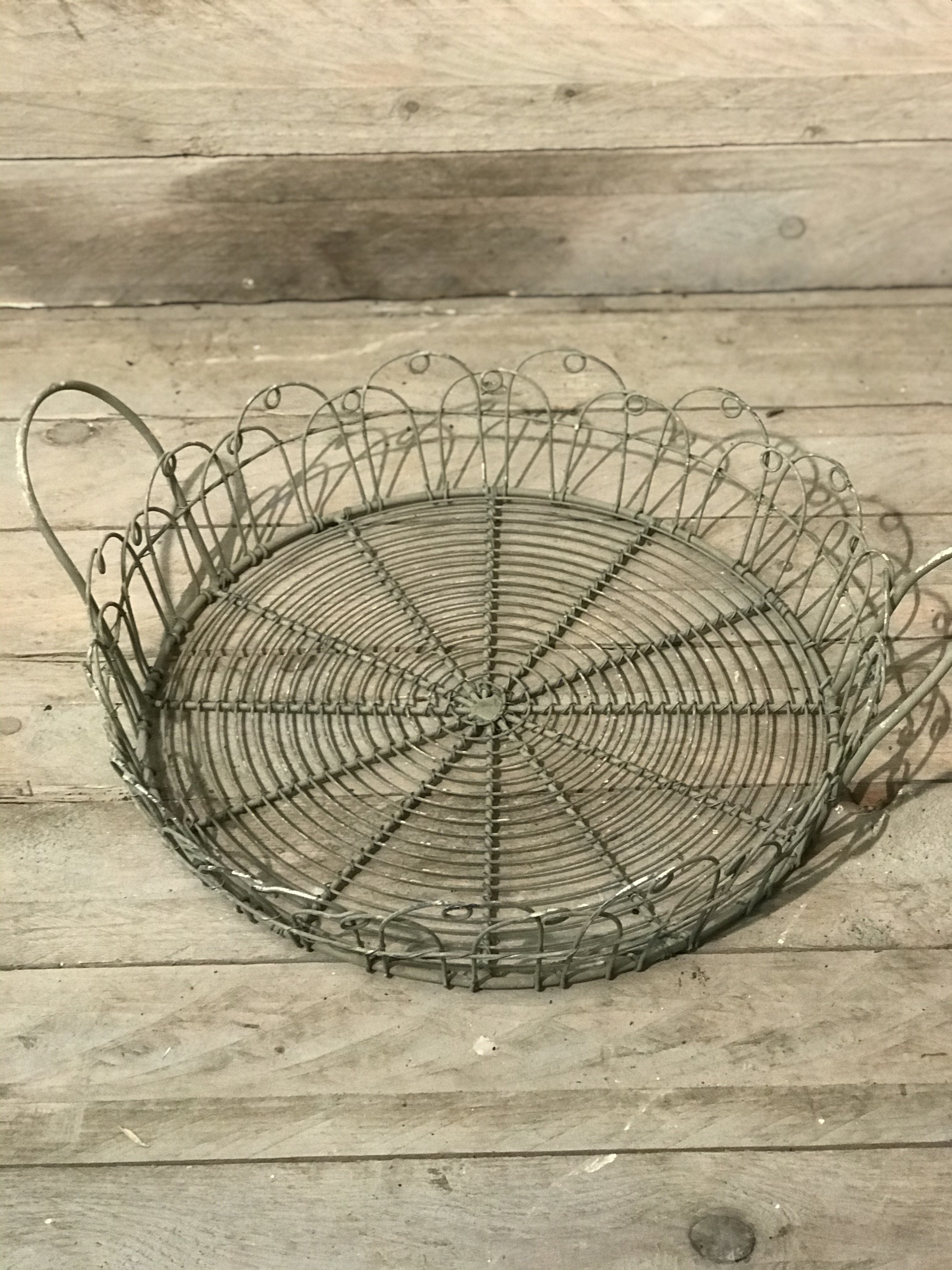 Round Wire Tray Large